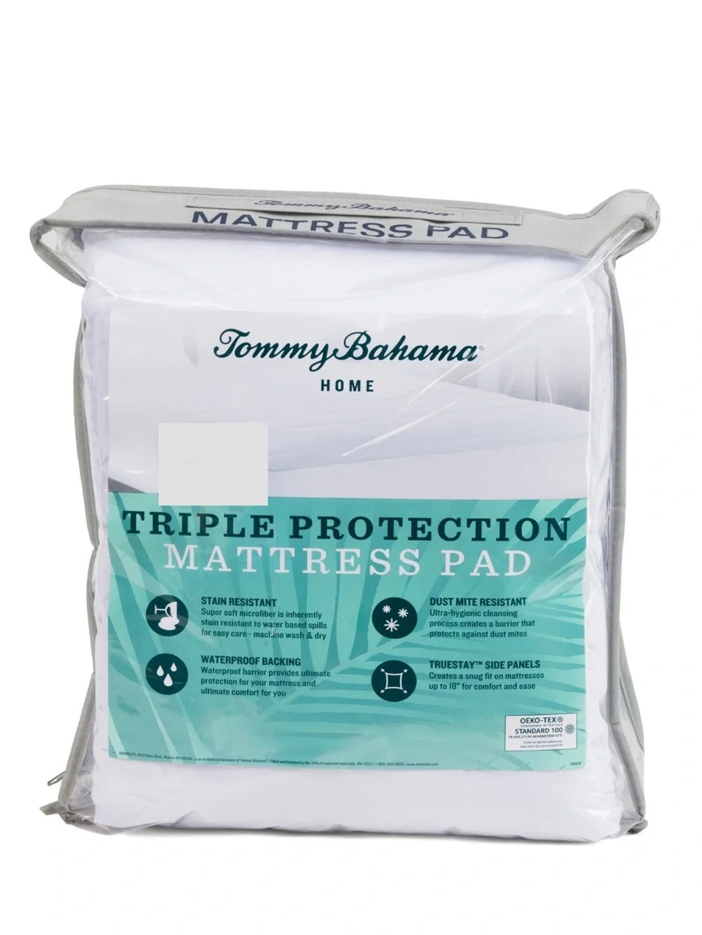 TOMMY‎ BAHAMA Waterproof Stain Resistant Mattress Pad